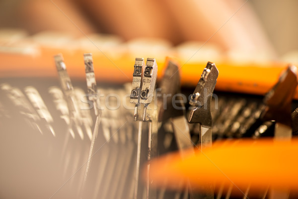 Typewriter Detail Stock photo © MilanMarkovic78