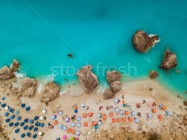 Top View Of A Sea Beach Stock photo © MilanMarkovic78