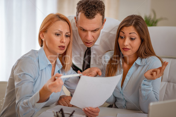 Boss Criticizes Employees Stock photo © MilanMarkovic78