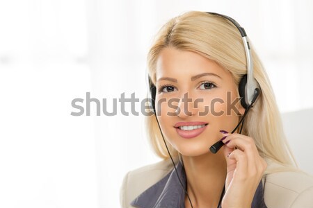 Stock photo: Young Call Operator
