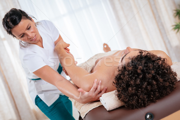 Solder Massage Stock photo © MilanMarkovic78
