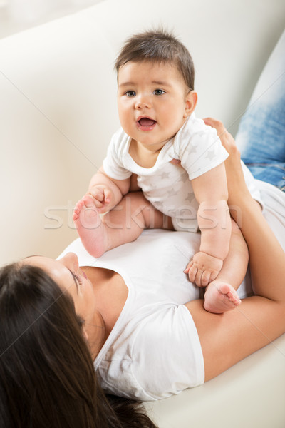 Stock photo: Mother And Baby