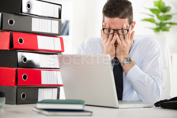 Stressed Businessman Stock photo © MilanMarkovic78