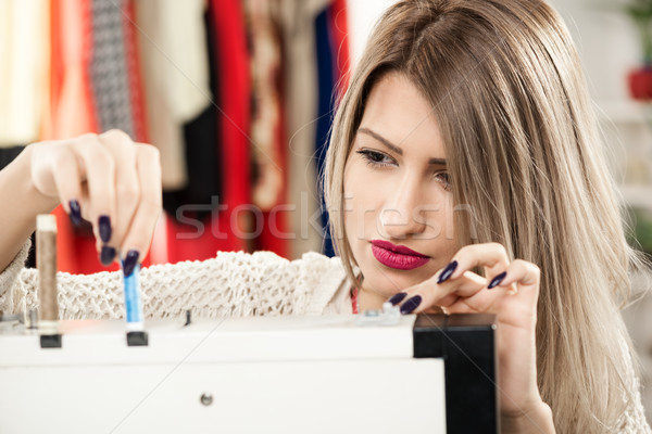 Preparing Sewing Machine Stock photo © MilanMarkovic78