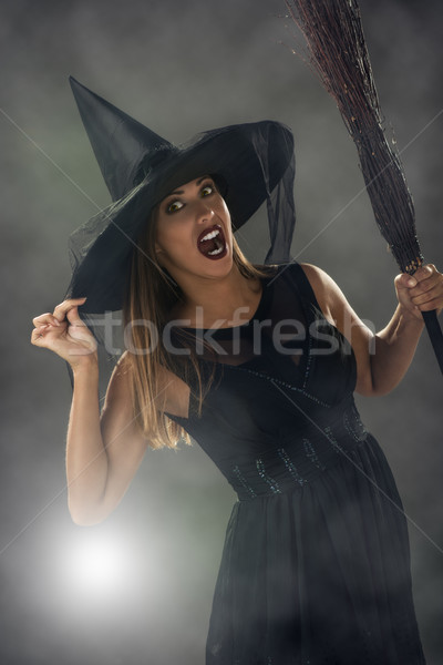 Halloween Witch Stock photo © MilanMarkovic78