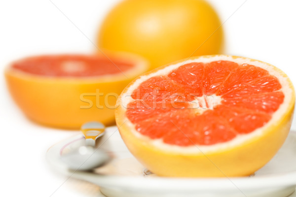Roşu grapefruit alb textură alimente fruct Imagine de stoc © MilanMarkovic78