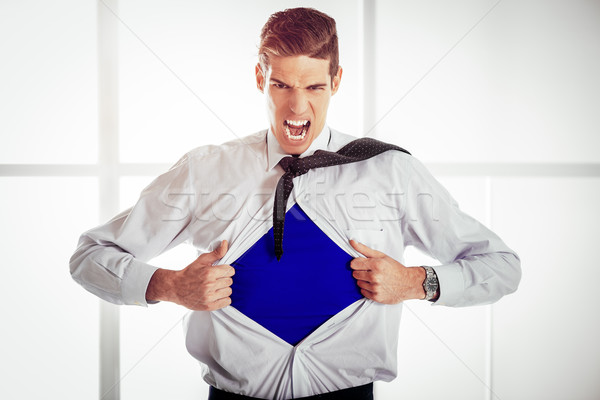 Young Businessman - Superhero Stock photo © MilanMarkovic78