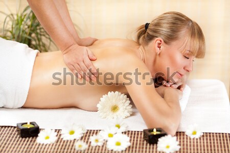 Young Woman Enjoying At Spa Salon Stock photo © MilanMarkovic78