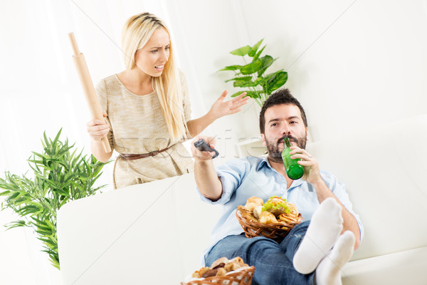 Shut Up Wife, Match Starts Stock photo © MilanMarkovic78