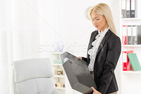 Stock photo: Businesswoman With Binder