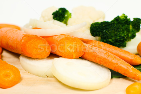 [[stock_photo]]: Haché · légumes · planche · à · découper · alimentaire · santé · Cook