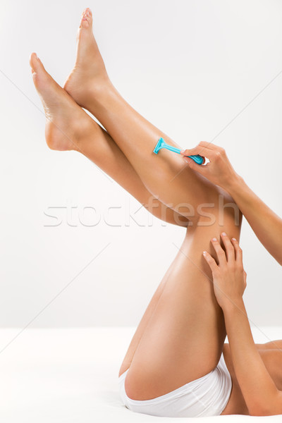 Depilation leg Stock photo © MilanMarkovic78