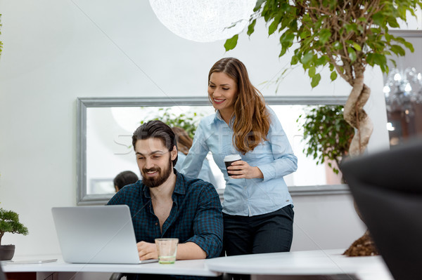 Stock photo: Technology Lends A Fun Aspect To Business