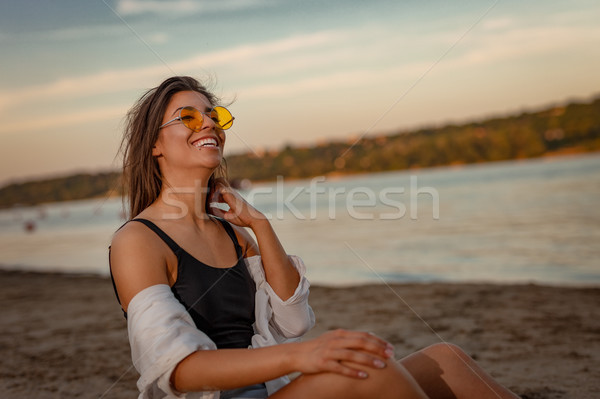 I Love It Out Here Stock photo © MilanMarkovic78