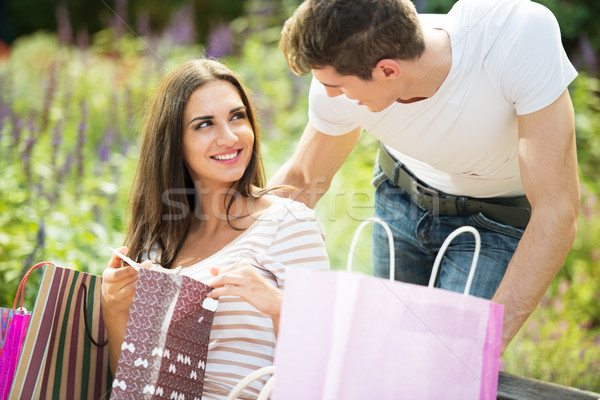 Rest After Shopping Stock photo © MilanMarkovic78
