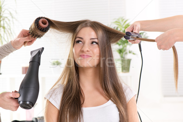 At The Hairdresser Stock photo © MilanMarkovic78