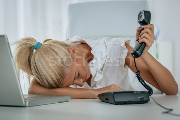 The Call That Ruined Her Day... Stock photo © MilanMarkovic78