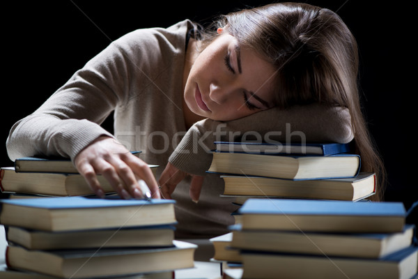 Sleeping Student Stock photo © MilanMarkovic78