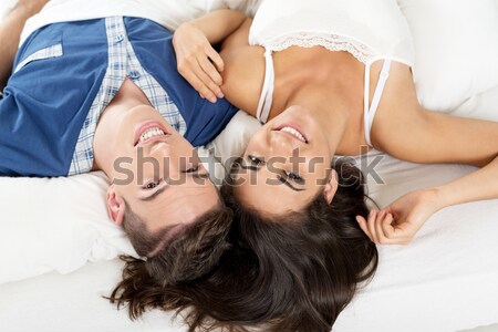 Romantic Couple In The Morning Stock photo © MilanMarkovic78