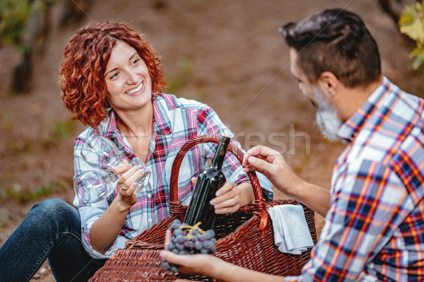 Stock photo: Their Own Wine