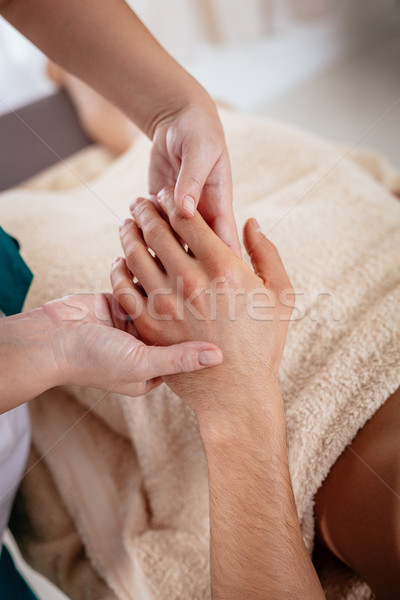 Hand Massage Stock photo © MilanMarkovic78