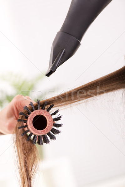 Stock photo: At The Hairdresser's.