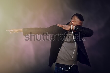 African Man Dancing Stock photo © MilanMarkovic78