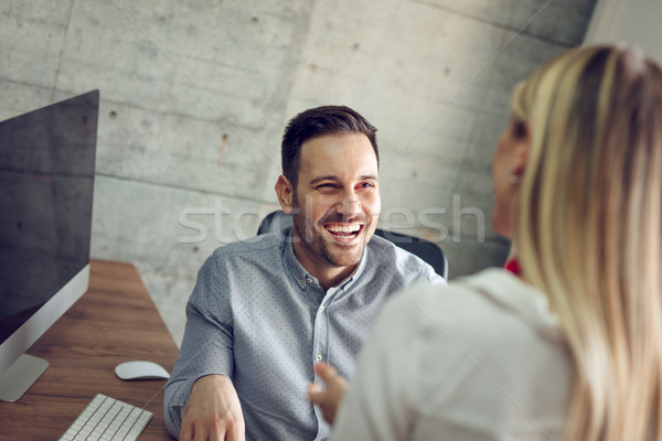 His Smile Is A Sure Sign On Success Stock photo © MilanMarkovic78