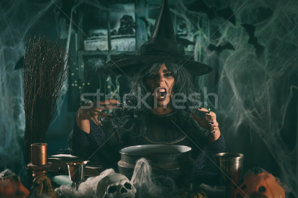 Witch Sends Evil Makes Stock photo © MilanMarkovic78