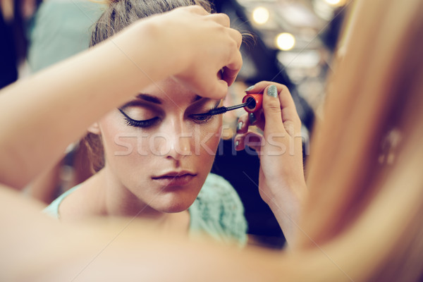 化妝師 模型 關閉 婦女 商業照片 © MilanMarkovic78