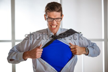 Young Businessman - Superhero Stock photo © MilanMarkovic78