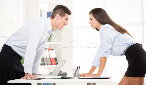 Stock photo: Business Conflict