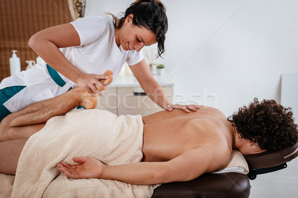 Leg Massage Stock photo © MilanMarkovic78