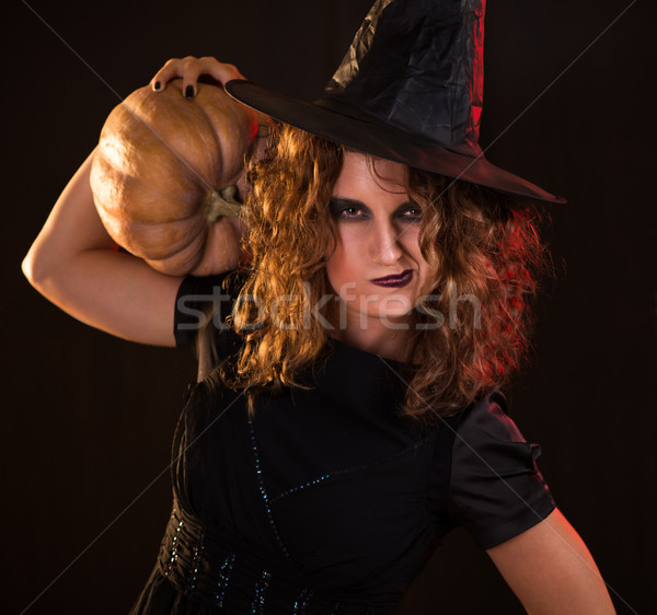 Halloween witch Stock photo © MilanMarkovic78