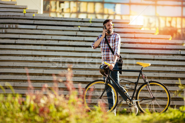 Working Day On A Bicycle Stock photo © MilanMarkovic78