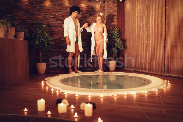 Couple At The Spa Centre Stock photo © MilanMarkovic78