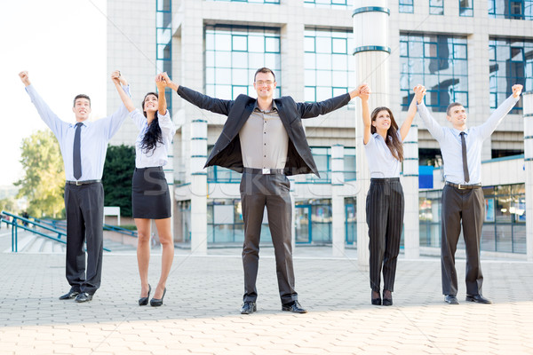 Stock photo: Celebrating Business Success