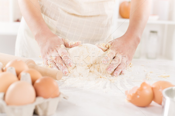 Stock photo: Making Dough