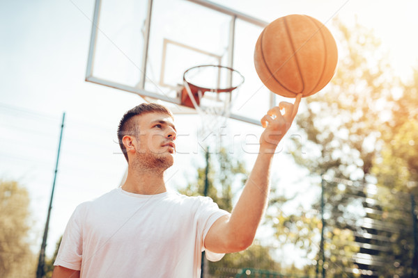 Street Basketball Player Stock photo © MilanMarkovic78