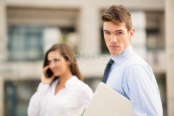 Stock photo: Young Business Couple