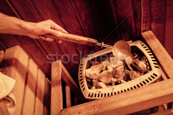 In The Finnish Sauna Stock photo © MilanMarkovic78