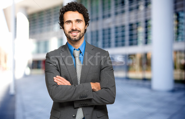 Handsome businessman portrait Stock photo © Minervastock