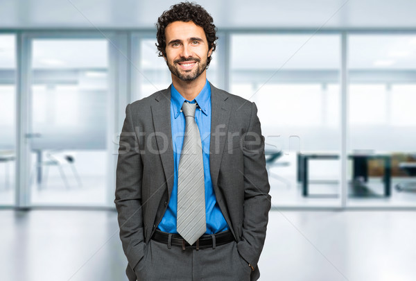 Handsome male manager portrait Stock photo © Minervastock