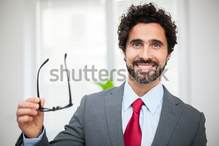 Businessman pointing his finger at you Stock photo © Minervastock