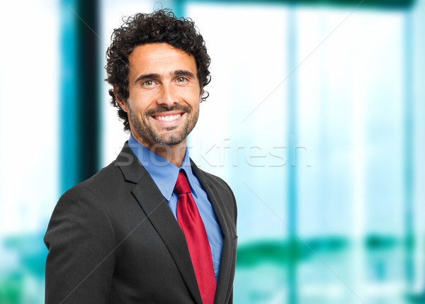 Portrait of an handsome businessman Stock photo © Minervastock