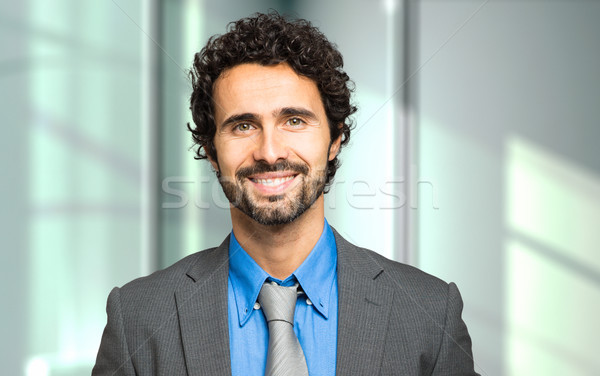 Foto stock: Guapo · masculina · gerente · retrato · hombre · empresario