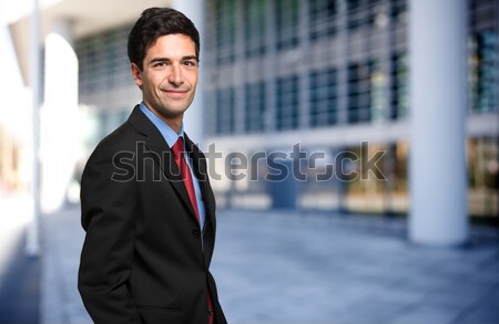 Geschäftsmann Freien Mann städtischen Executive Job Stock foto © Minervastock