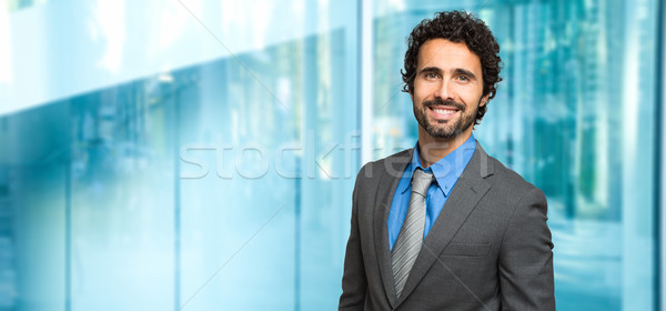 Portrait of an handsome businessman Stock photo © Minervastock