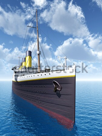 Ocean komputera wygenerowany 3d ilustracji rejs Zdjęcia stock © MIRO3D