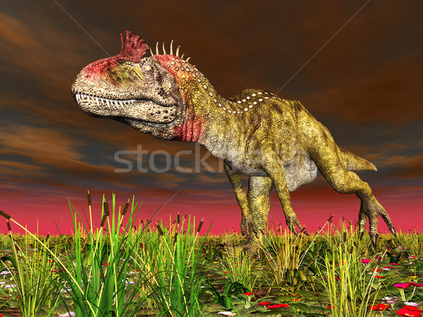 Stock photo: Dinosaur Cryolophosaurus